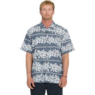 Quiksilver Horizons Short Sleeve Shirt in Dark Denim at Nordstrom, Size Xx-Large