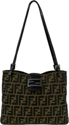 Fendi Pre-owned Shoulder Bags, female, Black, Size: ONE SIZE Pre-owned Vintage Shoulder & Tote Bag