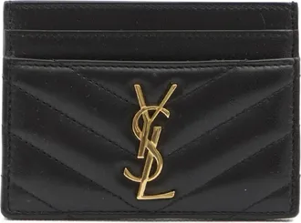 Saint Laurent Accessoires, unisex, Zwart, ONE Size, Wallets & Cardholders