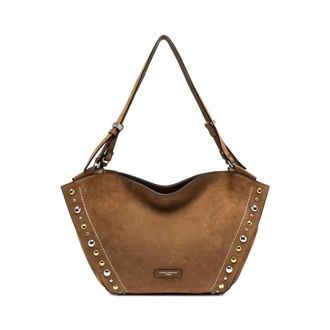 Gianni Chiarini Bloom Tote - Dames - Shoppers - Bruin - ONE Size - Su&egrave;de - Tassen