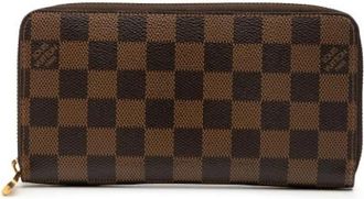 Louis Vuitton Pre-owned Wallets, female, Brown, Size: ONE SIZE Pre-owned Fabric Wallet