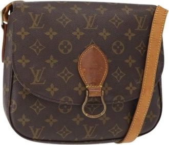 Louis Vuitton Pre-owned Cross Body Bags, female, Brown, Size: ONE SIZE Pre-owned Vintage Canvas Cross Body Bag
