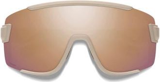 Smith Wildcat ChromaPop Shield Snow Goggles in Matte Summit /Rose Gold at Nordstrom