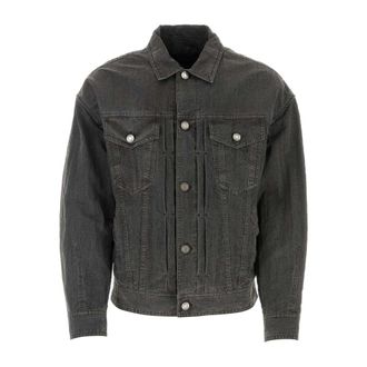 Juun.J Nylon Jas - Heren - Spijkerjassen - Grijs - M - Nylon - Jassen