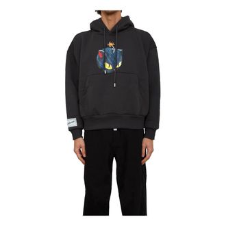 GCDS Gcds, Heren, Sweatshirts & Hoodies, Grijs, Maat: M Katoen