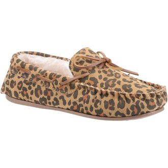 Hush Puppies Dames/dames Allie Luipaardprint Su&egrave;de Slippers (Bruin)