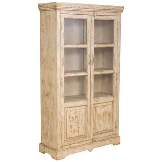 Wanderlust Deco Vitrina de madera artesanal 105 x 40 x 180h cm
