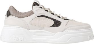 Fendi Heren, Schoenen, Wit, Maat: 42 1/2 EU Leer