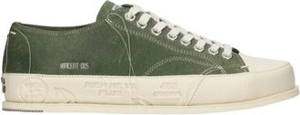 Premiata Vince 015 - Heren - Sneakers - Groen - 43 EU - Leer - Schoenen