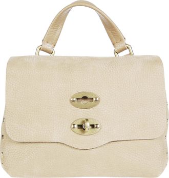 Zanellato Postina Jones Nabuk Baby Pebbled Leather Handbag