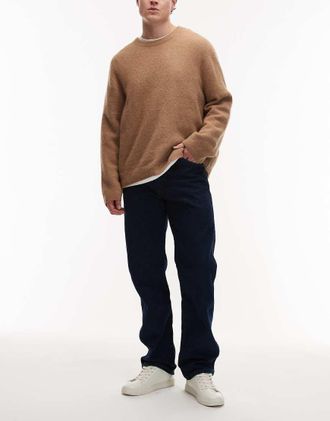 Wrangler 13MWZ - Jeans dritti stile cowboy blu navy