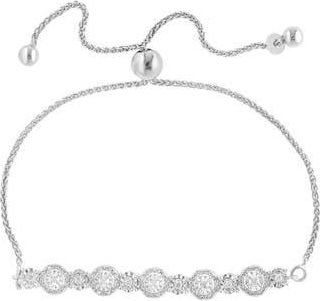 Effy Diamond Slider Bracelet in Silver at Nordstrom Rack
