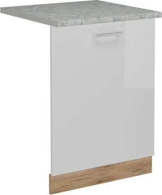 Vicco Tapa Del Lavavajillas R-line, Blanco Alto Brillo, 60 Cm, Et M&aacute;rmol, Vicco