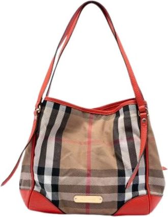 Burberry Pre-owned Canterbury Tote Bag - Dames - Vintage Schoudertas - Veelkleurig - ONE Size - Vintage