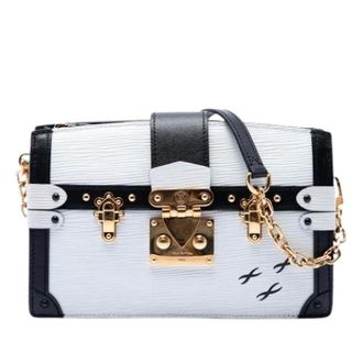 Louis Vuitton Pre-owned Trunk Clutch - Dames - Pre-owned - Wit - Maat: ONE Size Leer