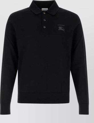 Burberry wool polo shirt