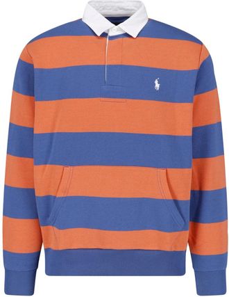 Polo Ralph Lauren Multicolor Striped Rugby Cotton Polo Shirt