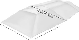 OEM Tienda De Campa&ntilde;a Semiautom&aacute;tica Para Coche, Impermeable, Con Protecci&oacute;n Uv, Color Gris Plata, 4,6 X 2,3 M