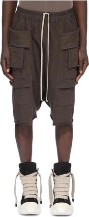 Rick Owens Creatch Cargo Pods Shorts - - Shorts - Uomo - Grigio - M