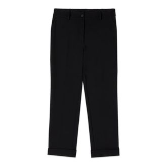 Oltre Broeken, Dames, Zwart, 3Xl, Polyester, Cropped Pants