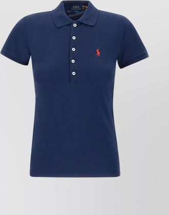 Polo Ralph Lauren cotton piqu&eacute; slim-fit short-sleeve polo shirt