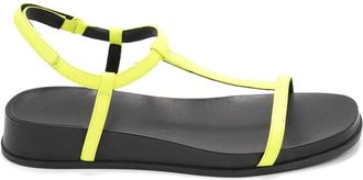 Camper Womens Atonika T-Strap Platform Sandals In Bright Yellow