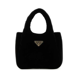 Prada Black Velvet Handbag