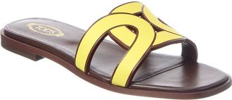 Tod's Tods Logo Leather Sandal