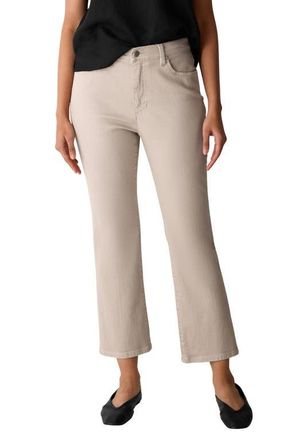 Eileen Fisher Kick Flare Ankle Jeans in Wheat at Nordstrom, Size Xx-Small