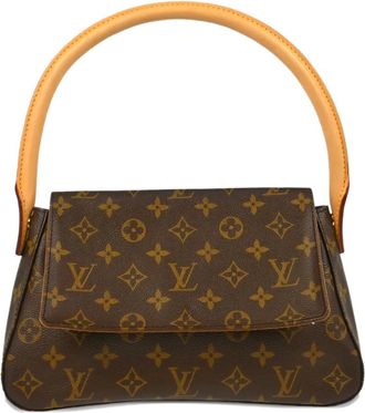 Louis Vuitton Borsa a mano Mini Looping 2005 - Marrone