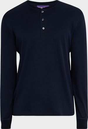 Ralph Lauren Men & apos;s Interlock Henley Shirt