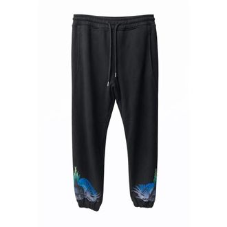 Marcelo Burlon Sweatpants, male, Black, Size: XL Sweetpants