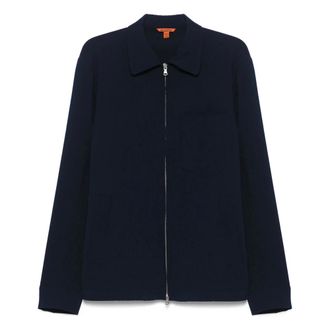 Barena Truien & Vesten, Heren, Blauw, L, Katoen, Zaleto Folco Jas