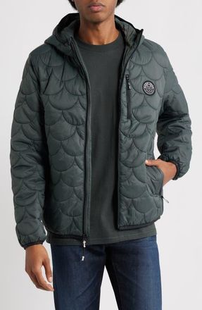 Dark Seas Trabuco Hooded Puffer Jacket in Green at Nordstrom, Size Xx-Large