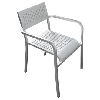 Alco Sillon Aluminio Mate 70550a, Sill&oacute;n Aluminio Mate 70550a. -marca:. -sill&oacute;n Para Exterior, Ideal Para Jardines, Terrazas, Porches Y Otros Espacios De E