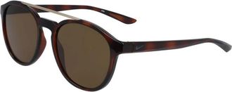 Nike Bruine ge&iuml;njecteerde montuurzonnebril met categorie 3 lens - unisex - Zonnebrillen - Bruin - ONE Size - Accessoires