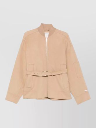 Sportmax belted coat gold tone hardware