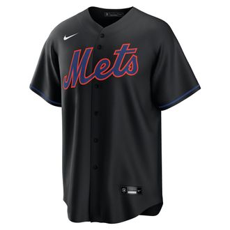 Nike Starling Marte New York Mets Nike Mens MLB Replica Jersey in Black | RE25NMA1NM9-WG1
