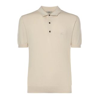 Etro Etro, Polo Shirts, male, Beige, Size: 2XL Pegaso Polo Shirt