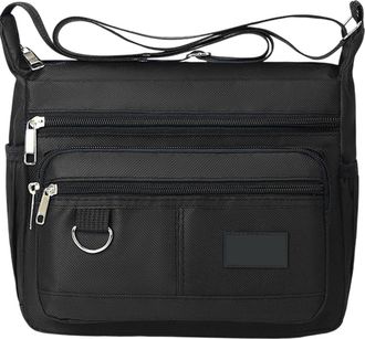 Generic Men Single Shoulder Bag - Waterproof Multi Pocket Sling Backpack, Practical Travel Bag for Short Trips, Everyday Chest Pack for Outdoor Activities, Ur