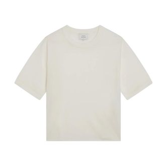 Loulou Studio T-Shirts, female, White, Size: M Nala Fine Short-Sleeve Top