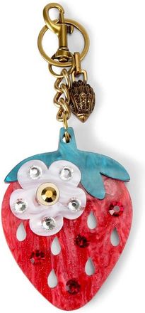 Kurt Geiger Strawberry Bag Charm in Open Red at Nordstrom