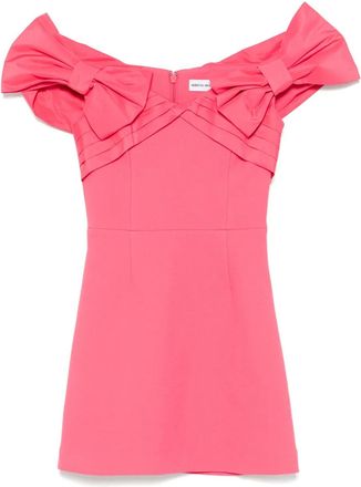 Rebecca Vallance bow-detail dress - Pink