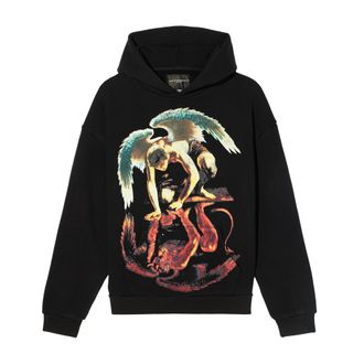 Cult of Individuality Cults Pullover Novelty Hoody Repent in Black