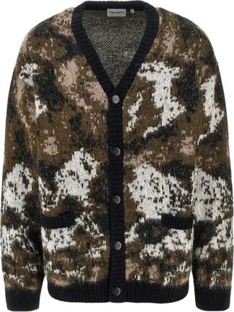 Carhartt Work in Progress Merton Wollen Cardigan - Heren - Vesten - Veelkleurig - XL - Wol - Truien & Vesten