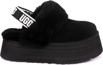 UGG Funkette Platform Slipper - Shoes - Mujer - Negro - 39 EU