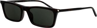Saint Laurent Betty Thin - unisex - Accessoires - Zwart - Maat: 54 MM Nylon