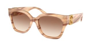 Ralph Lauren RL8221 THE OVERSZED RICKY 617913 Womens Sunglasses Brown Size 55