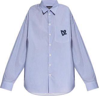 Dsquared2 Shirts, female, Blue, Size: 2XS Summer Lovers Shirt