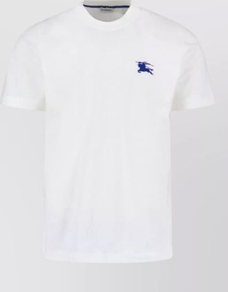 Burberry crew neck straight cut short sleeve t-shirt